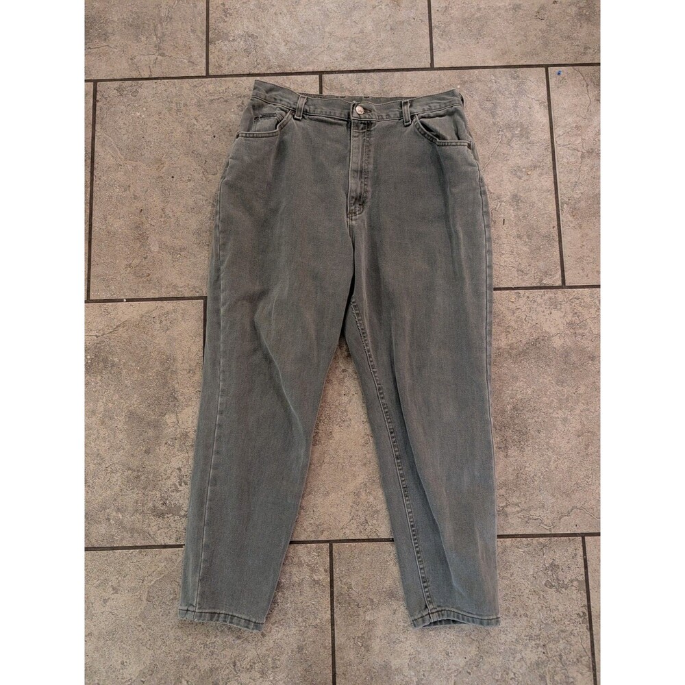 Lee Riveted Womens Gray High Rise Tapered Jeans Approx 32 in Measured Waist